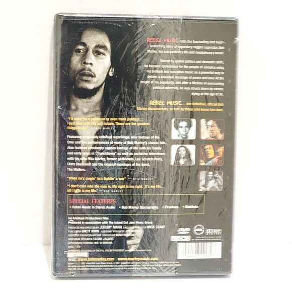 Rebel Music The Bob Marley Story DVD 2001 Island Def Jam Music Group 84 Minutes - Picture 2 of 7